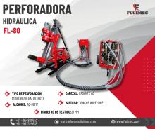 PERFORADORA HIDRAULICA FL - 80 EQUIPO EFICIENTE Y DURABILIDAD 